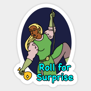 Roll for Surprise RPG Thief Class Sticker